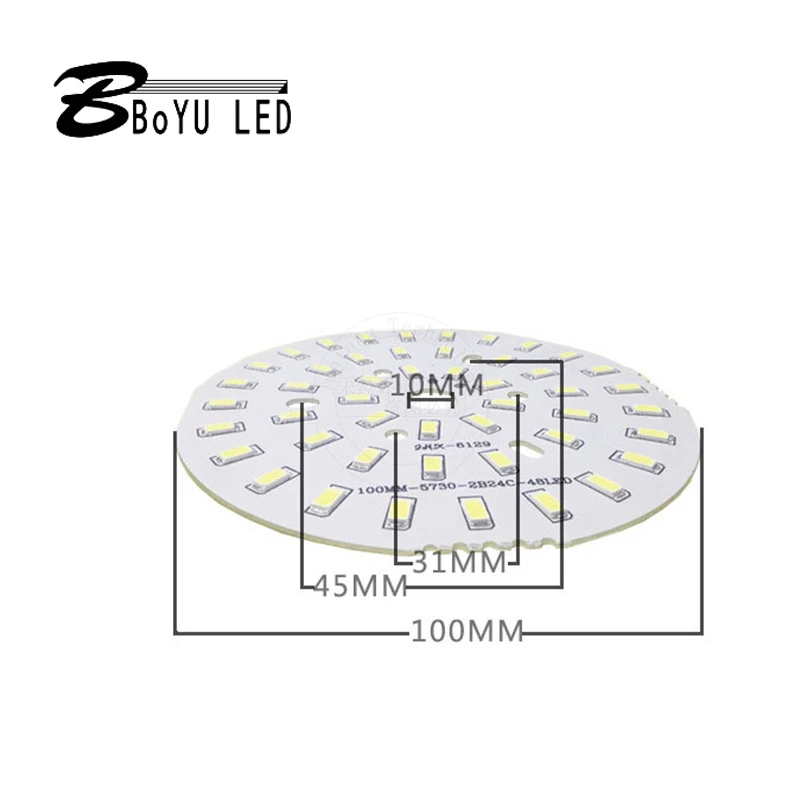 Tablero de luz UFO de alta potencia, 24W, Bombilla Gao Fu guapo, 5730, tablero de luz retrofit, tablero de luz de corriente de 300MA