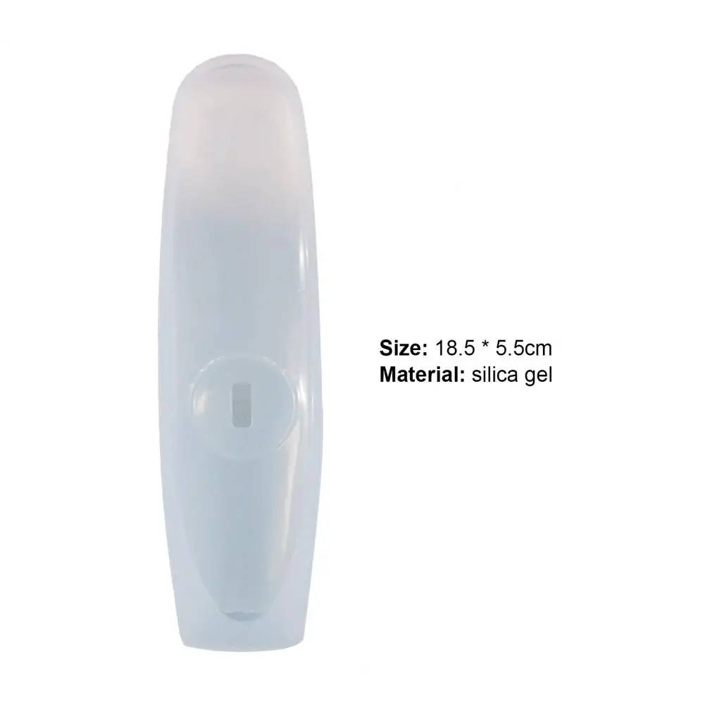 Remote Control Cover Dust-proof Anti-drop Silicone Transparent Thickened Protective Case Cover for LG AN-MR600/AN-MR650