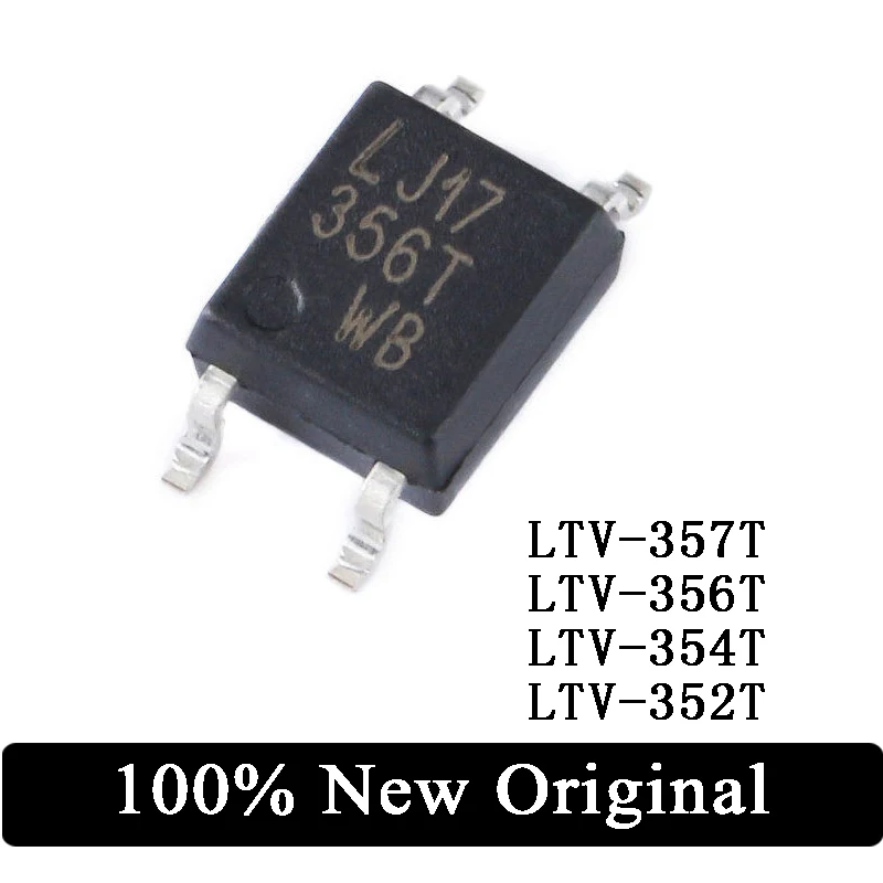 10Pcs LTV-357T LTV-356T LTV-354T LTV-352T SOP-4 L356T L357T L354T L352T Photocoupler IC Chip SMD In Stock Free Shipping