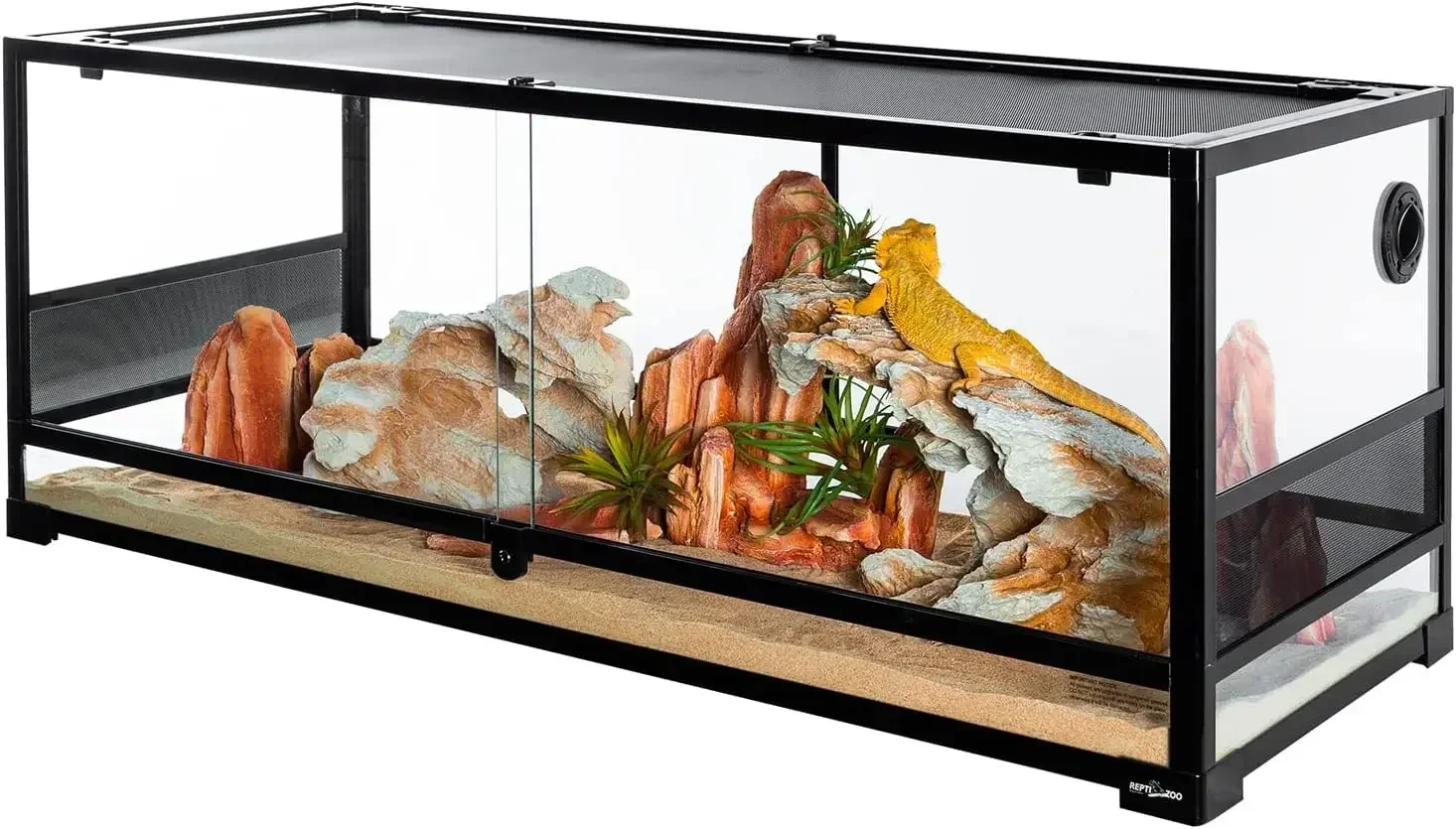 Glass Extra-Long Terrarium Habitats 48" x 18" x 18" Reptile Amphibians Large Enclosure for Snake/Bearded Dragon/Lizard ect.