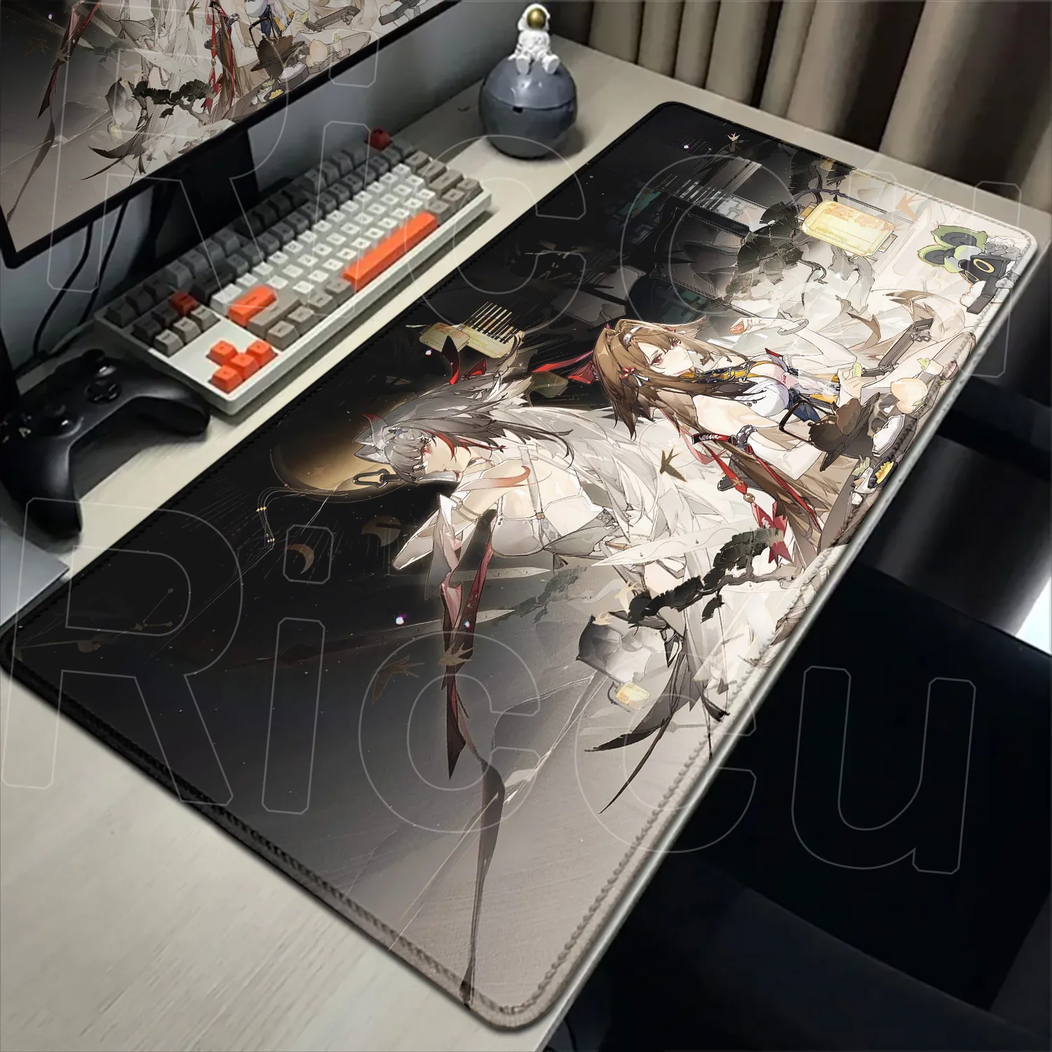Official Riccu HD Ye Shunguang Mousepad Anime Girl Zenless Zone Zero ZZZ Desk Mat Non-slip Mouse Pad XXL Keyboard Office Playmat