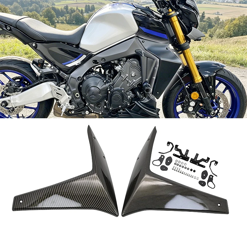 

Motorcycle Sport Downforce Naked Side Spoilers Aerodynamic Wing Deflector For YAMAHA MT-09 SP MT09 2024 2025 Accessories