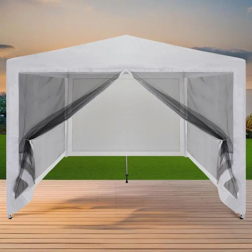 

4-Panel Mesh Party Tent 157.5x118.1 - Outdoor Canopy with Sidewalls for Events & Gatherings