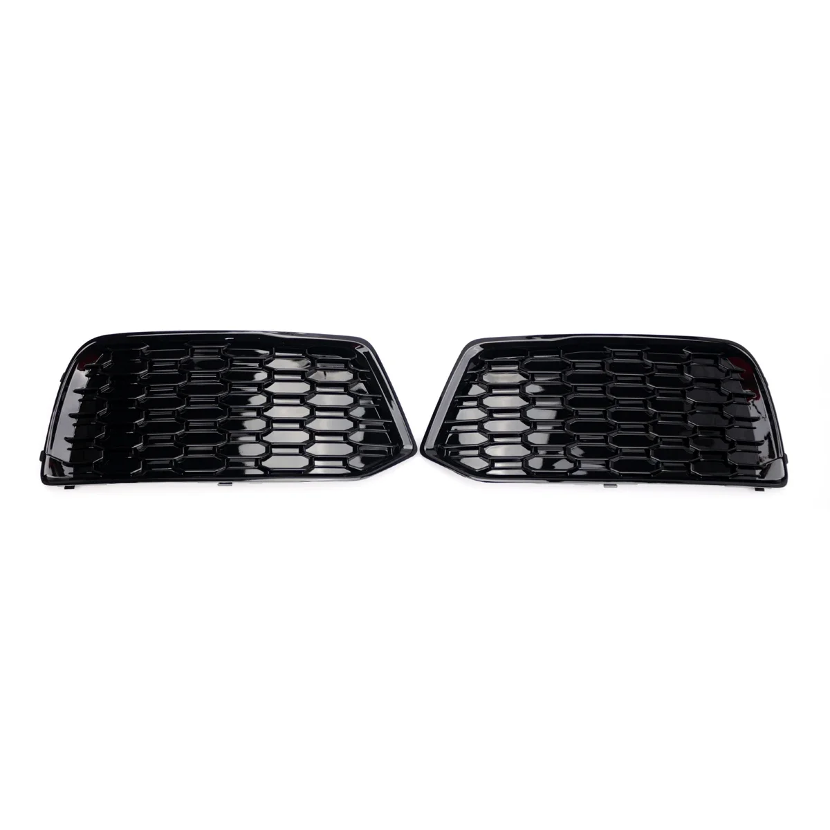 

Auto Front Bumper Fog Light Grille Honeycomb Hex Grill Cover For Audi Q5 2018 2019 2020 80D807681 80D807682