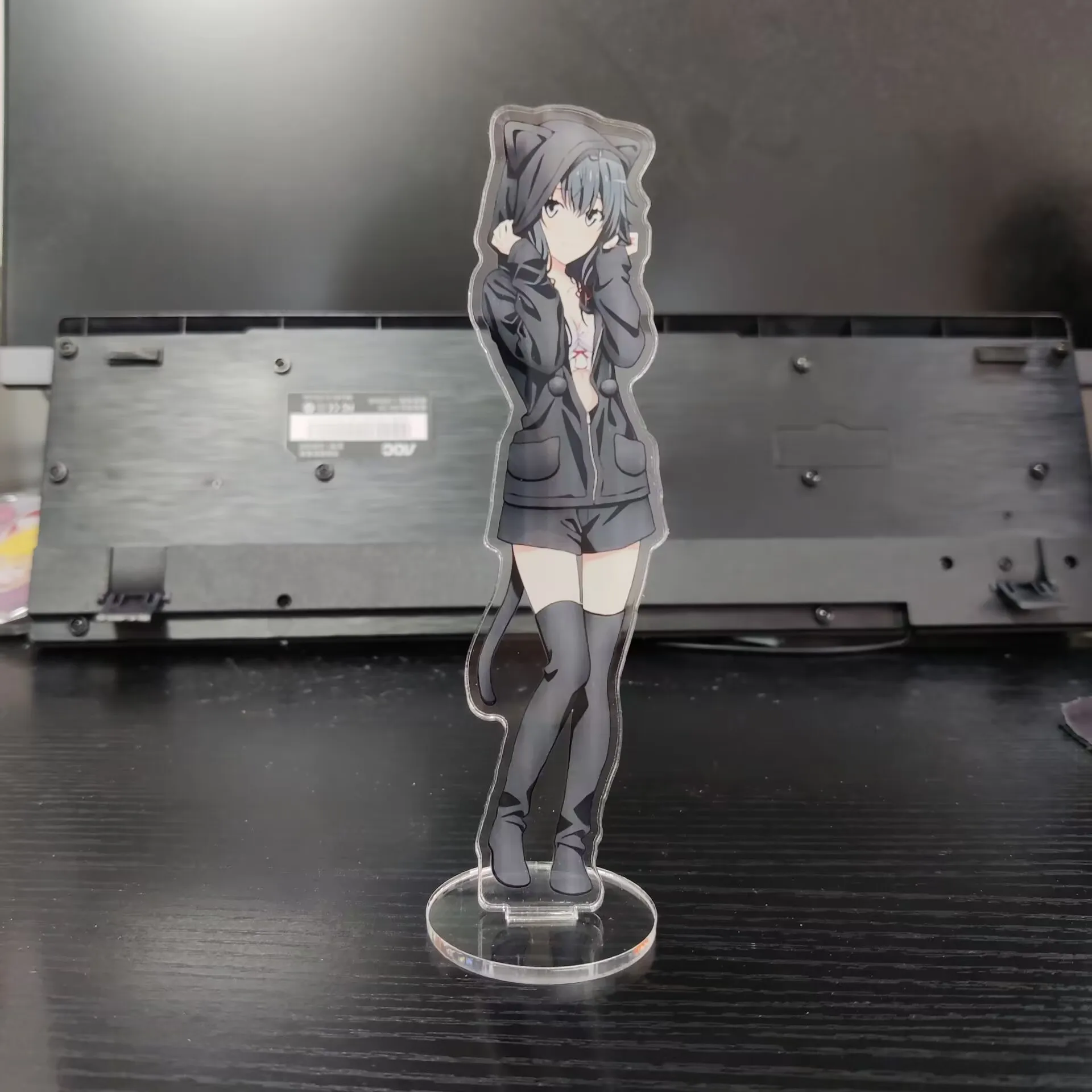 Japan Anime My Teen Romantic Comedy SNAFU Figures Yukinoshita Yukino Yuigahama Yui Cosplay Acrylic Stands Model Plate Desk Decor