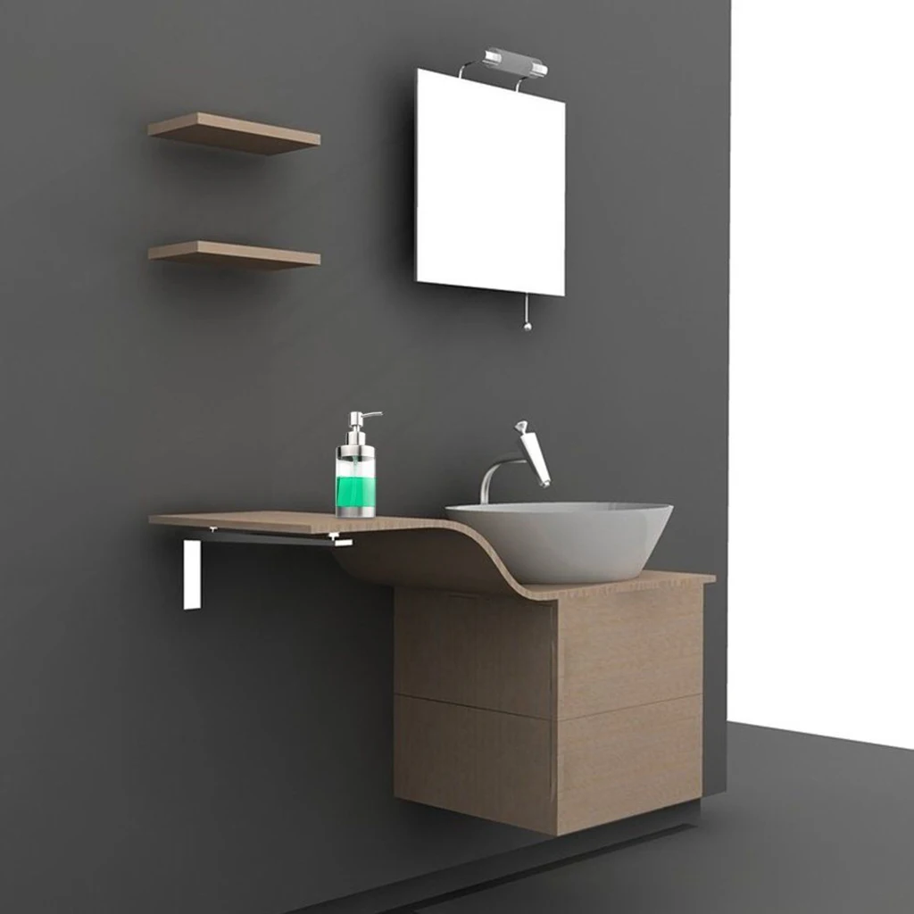 350ml Clear Soap Dispenser with Push-button Stainless Steel Pump for Bathroom Kitchen Hand Wash