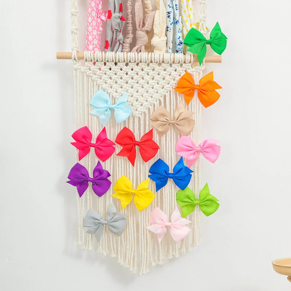 

Hair Accessories Storage Rack Clips Organizer Bow and Headband Bows Holder for Girls