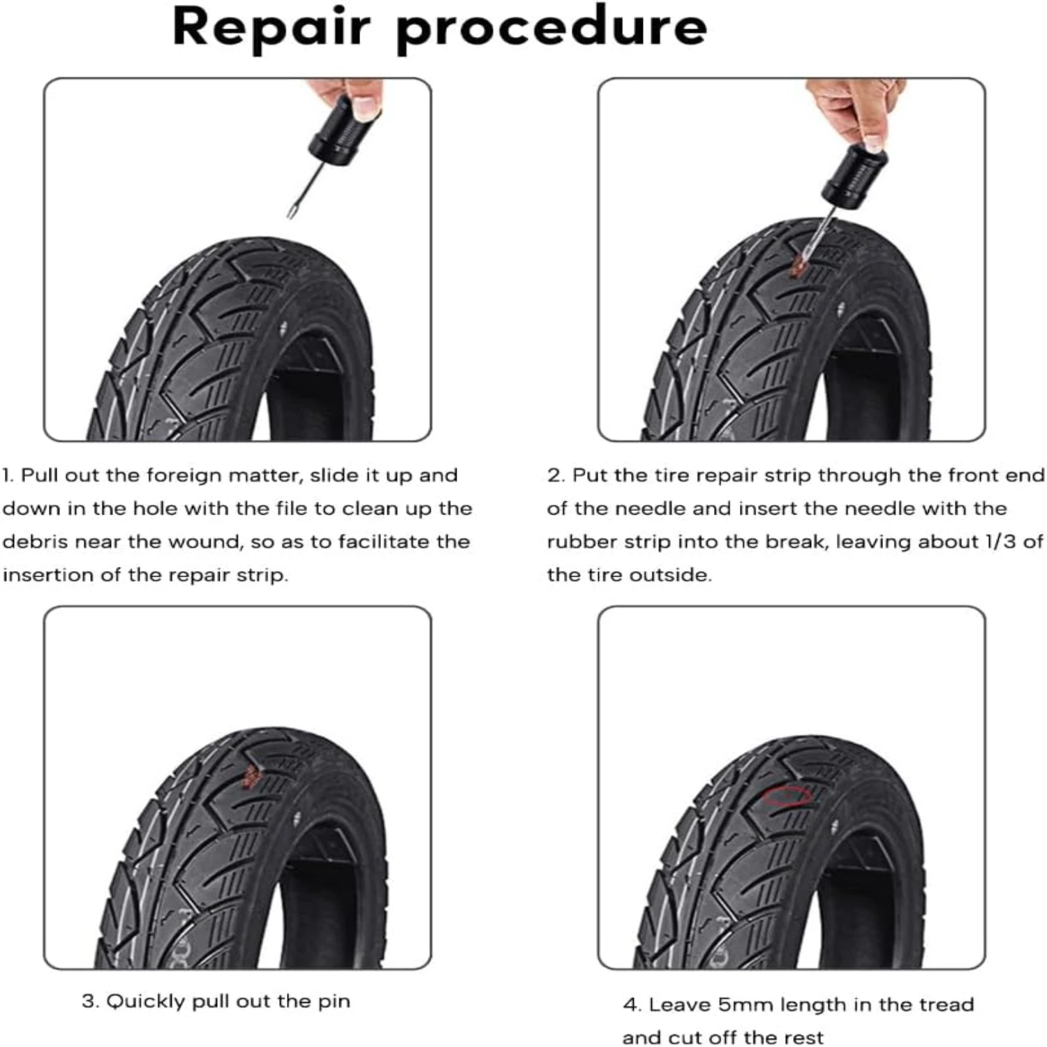 

Эффективный, надежный и прочный портативный комплект для ремонта бескамерных шин для горного велосипеда с долговечными прочными резиновыми полосками для удлинения