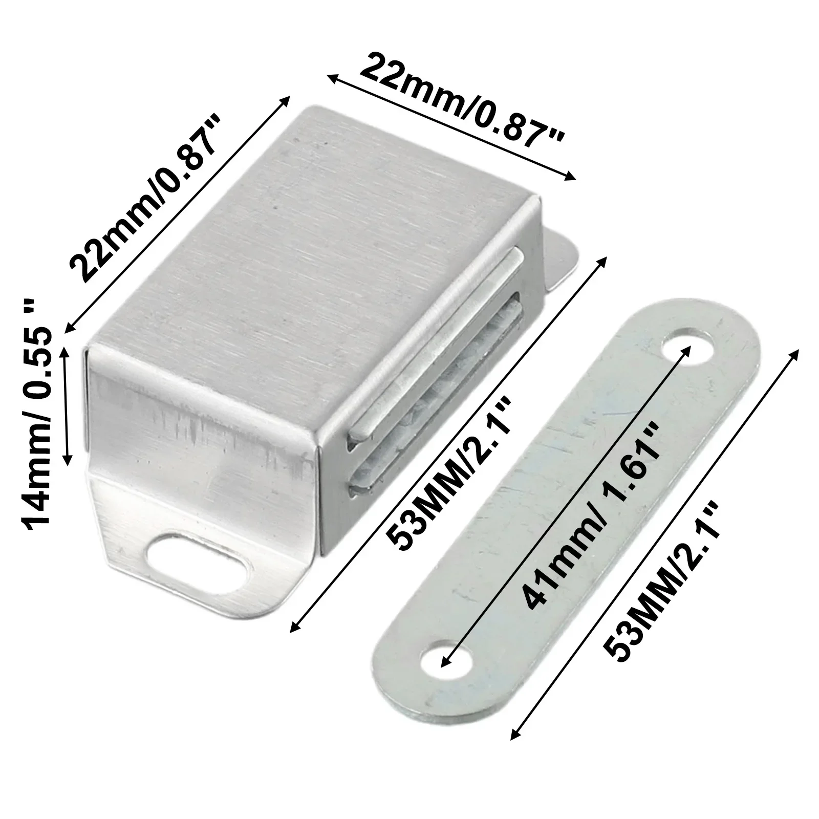 1x Strong Door Closer Magnetic Cabinet Catch Latch 10KG Magnet Door Stops Hid Door Closer For Closet Cupboard Furniture Hardware