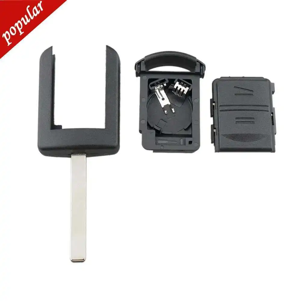 

2026 New 2 Button Uncut Blade Remote Car Key Shell for Vauxhall O-pel Corsa Agila Meriva Combo Car Key Case high quality