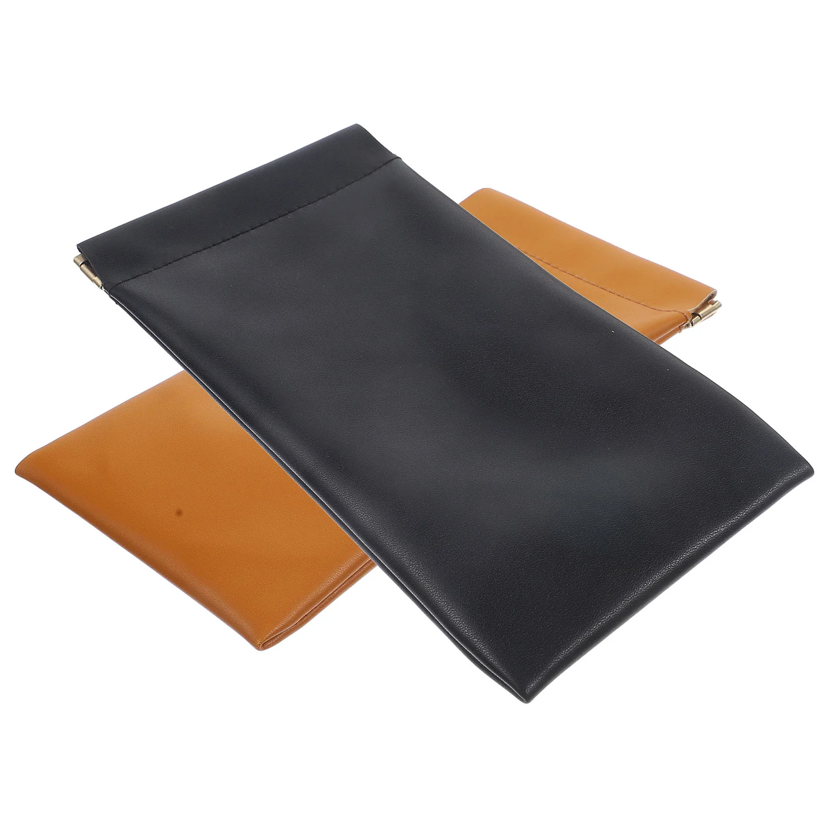 

2 Pcs Eyeglasses Pouch Reading Holder Sunglasses Bag Case Pu Sleeve Man