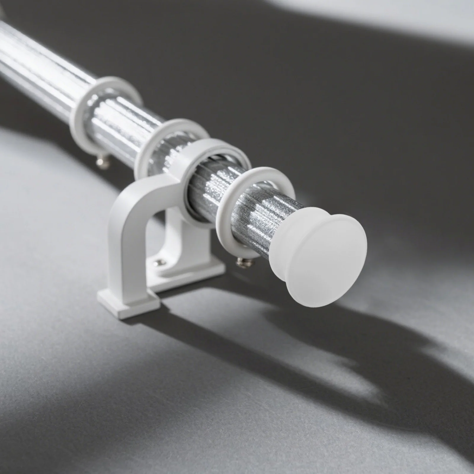 

4 Pieces Curtain Rod Finials Decorative Ends for Window Treatments Hardware Fittings Home Decoration Caps