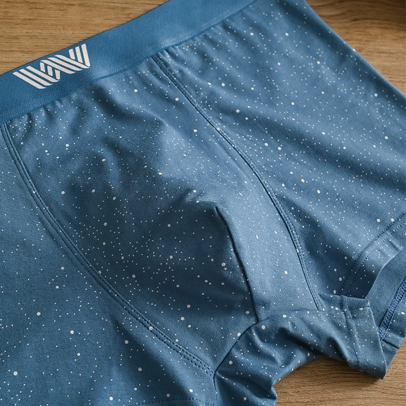 Boxers Man Underwear Hot Fashion Panties Men Starry Sky Boxers and Underpants Sexy Men Unerderwear Men's Boxer Briefs Gifts Set