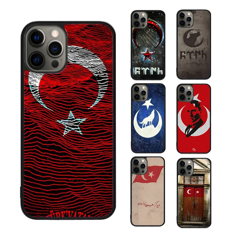 Turkei Turkey Ataturk Flag Banner Phone Case For iPhone SE2020 15 16 14 13 12 11 Pro Max Coque 8 PLUS 7 mini fundas cover