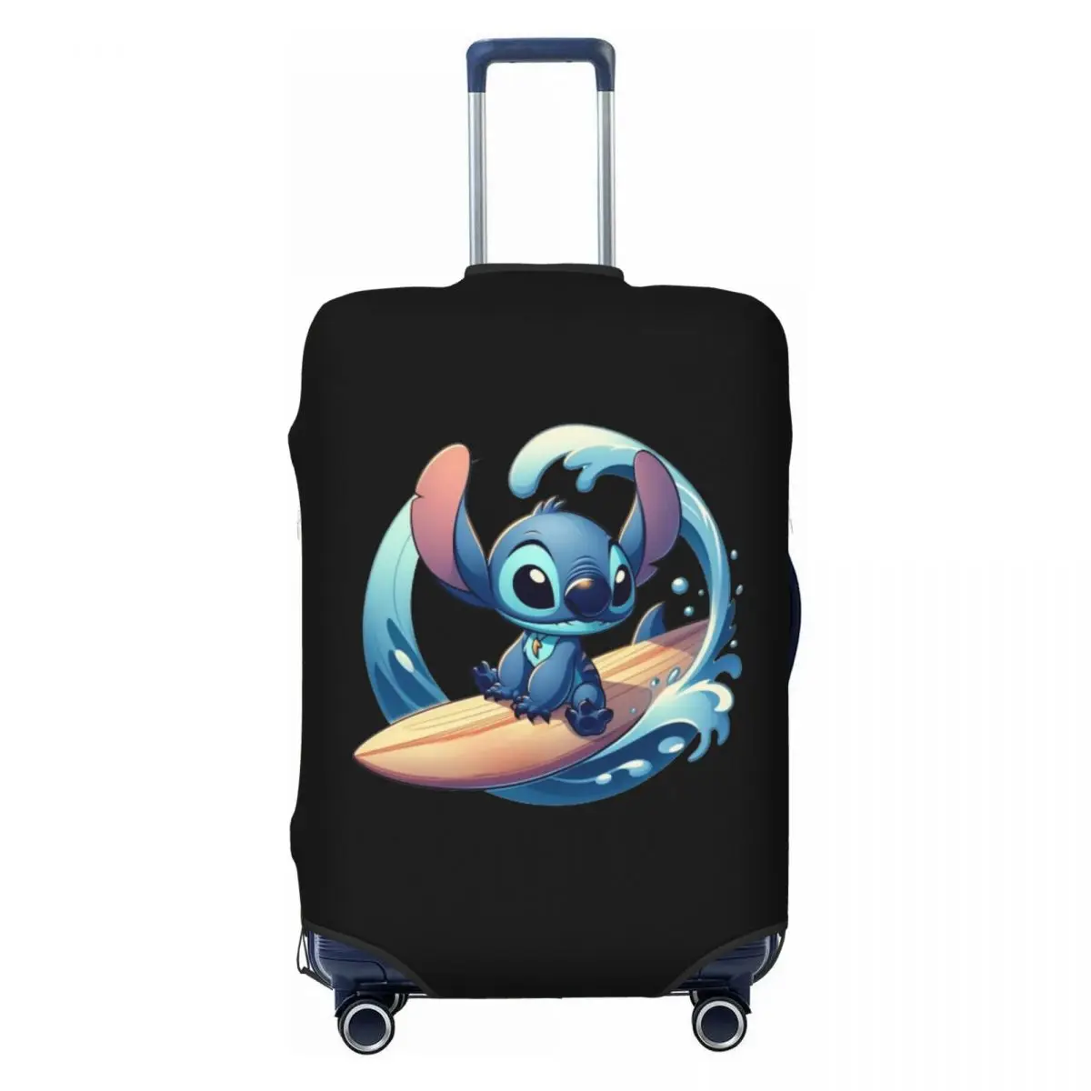 

Эластичный защитный чехол для чемодана Custom S-Stitch Surfing Luggage Cover, подходит для чемоданов 18-32 дюймов