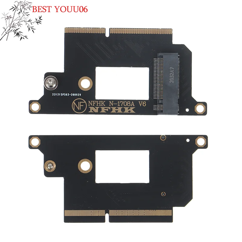 (YOUU06)NVMe M.2 NGFF SSD for 13" 2016-2017 MacBook Pro A1708 Upgrade Adapter card
