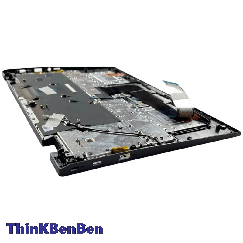 SWS Penutup Cangkang Palmrest Casing Atas Keyboard Hitam Swiss untuk Lenovo 14e Chromebook S345 14 14AST 5CB0S95261