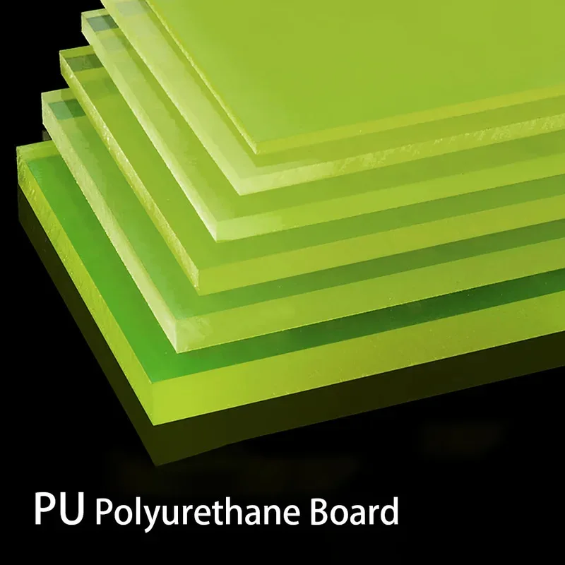 Elastic Polyurethane PU Plate Beef Tendon Sheet 1mm to 20mm Thickness 50mm to 500mm Width Industrial Damping Pad