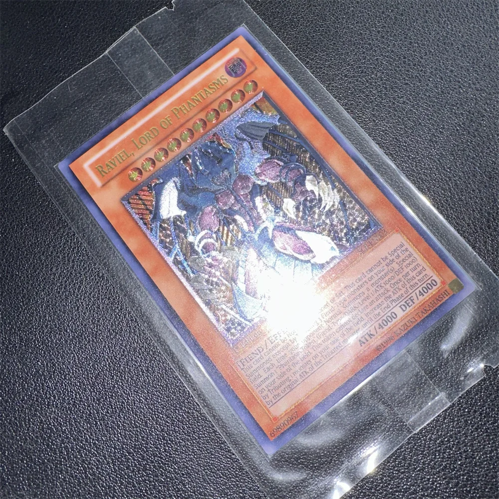 Yu-Gi-Oh UR SOI-EN003/Raviel, Lord of Phantasms kinderen anime cartoon game card speelgoed collectie cadeau (niet origineel)