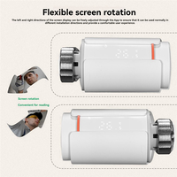 FULL-Tuya Zigbee Thermostatic Radiator Valve Smart TRV Programmable Supports Alexa & Google Home, Remote App Operation