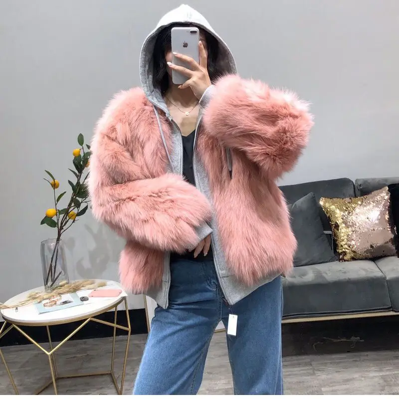 2025 Winter Women's New Fur Short Thickened Cotton Coat Reversible Fashion Versatile for Young Women