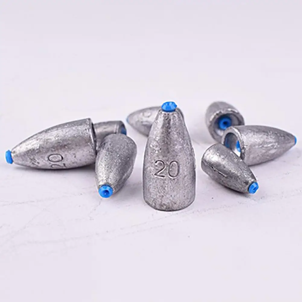 

5 Pcs/Set Fishing Casting Sinker Durable Professional Fishing Sinker Proper Weight Fishing Weight Sinker