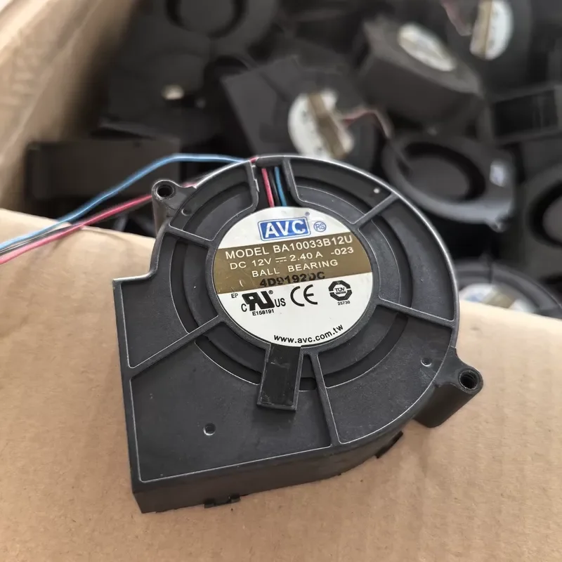 for AVC BA10033B12U Turbo Blower 12V 2.40A High Performance Cooling Fan for Industrial Equipment and Electronics Heat