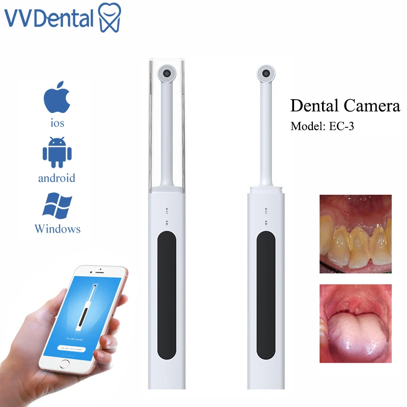 VVDental Intra Oral Dental Camera with 8 LED Wifi Oral Inspection Camera for Andorid/iPhone/PC Dental Odontologia Endoscope