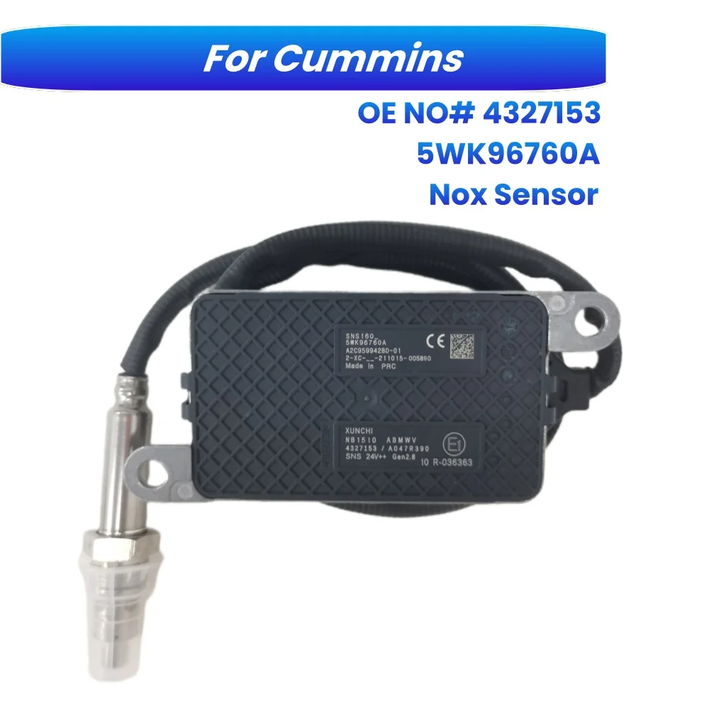 

5WK96760A 4327153 New Nitrogen Oxide Sensor Nox Sensor for Cummins VAN Truck