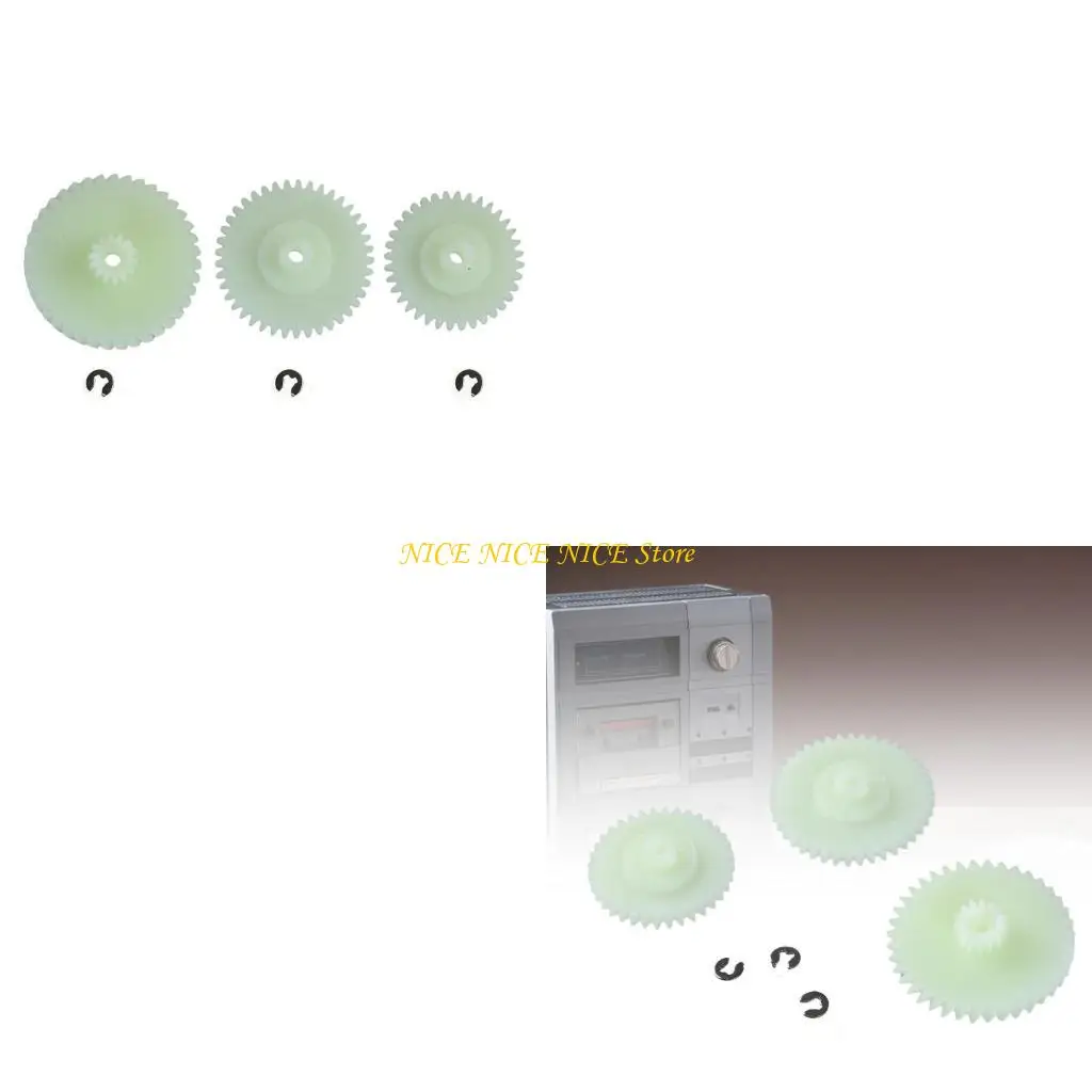 3pcs/set Cassette Gear Portable Designing Fácil instalación para AQ5030/D8187/D8303/D8479 Reemplazo reemplazo