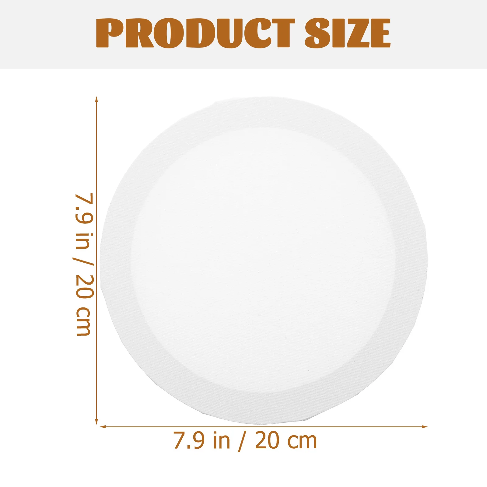 

Blank Round Canvas Panel for Oil Acrylic Painting DIY Art Craft Portable Drawing Board Household Painting Supply