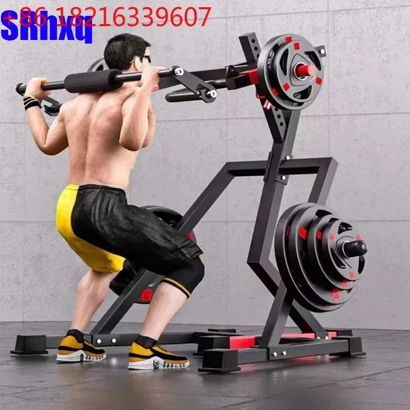 Household Commercial Squatting Machine, Load-Bearing Festival, Full-body Exercise, 12 Gears can be adjusted, 200kg