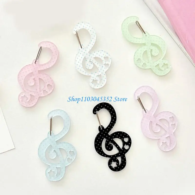 A3PE أكريليك ملاحظة الشكل carabiner خطاف الكليف حامل بطاقة المفاتيح مفتاح الخطاف في الهواء الطلق