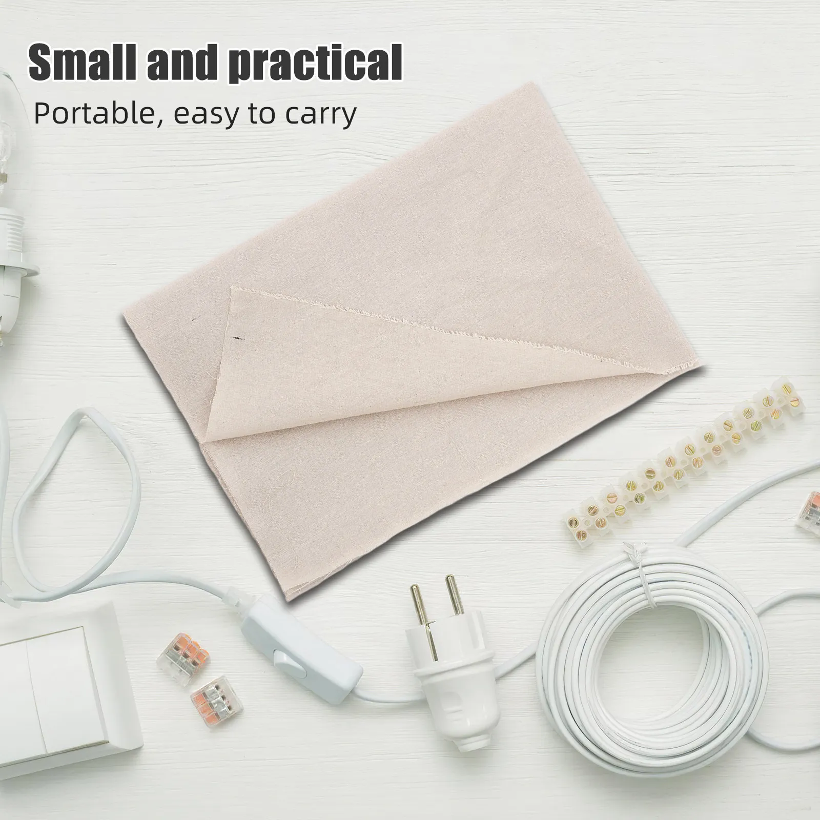 

Lampshade Material Pre-Cut 55 Inch Linen Drum Lamp Shade Fabric for DIY Lamp Shade Repair Replacement Light Diffusing Cover Soft