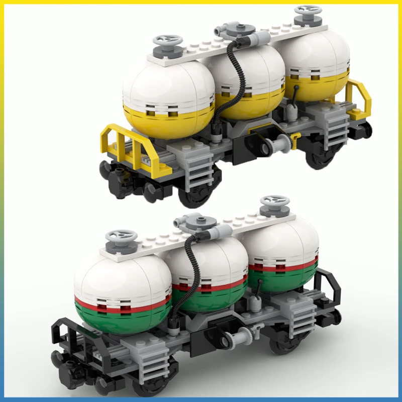 

НОВЫЙ 152 шт. MOC City Industrial Shell Octan Rail Tanker Автомобильный вагон Поезда Модель DIY Творческие идеи Детские игрушки Подарочные технологические блоки