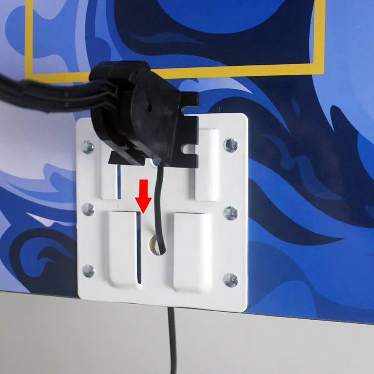 أحدث تصميم لآلة الرماية لكرة السلة الداخلية القابلة للطي، سهلة التركيب وسريع للممارسة #4