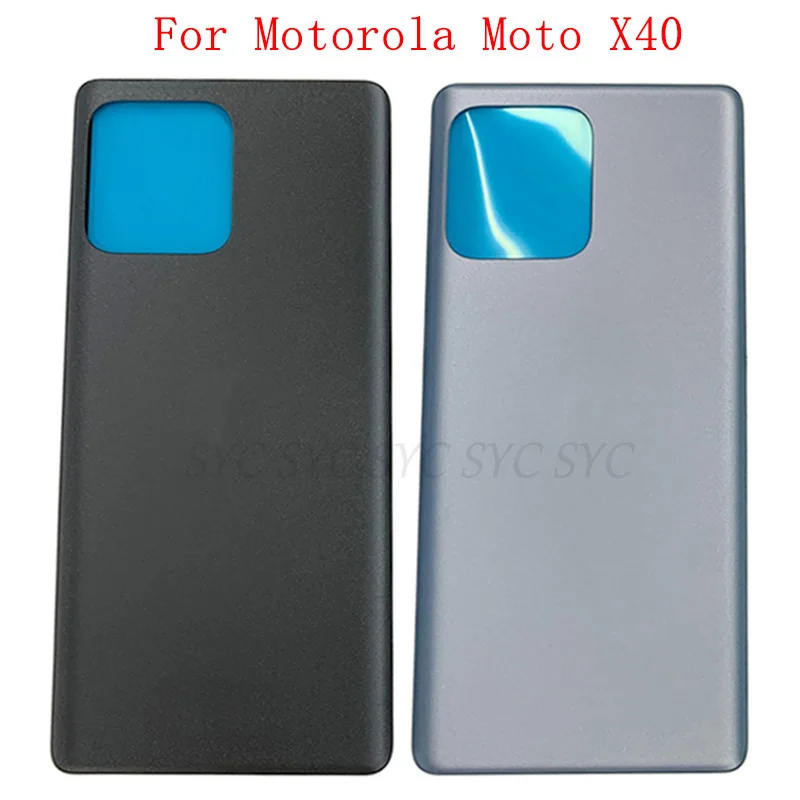 Back Cover Rear Door Case Housing For Motorola Moto X40 Battery Cover Repair Parts