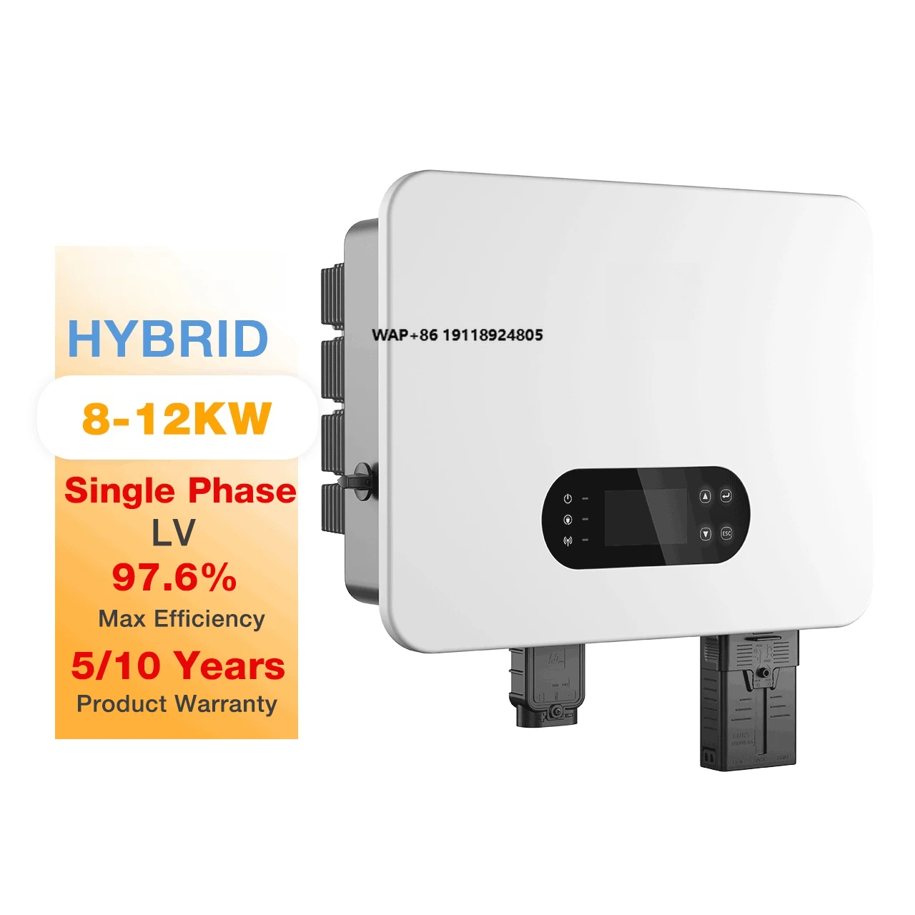 

Single Phase Low Voltage GW8000-ES-C10 GW10K-ES-C10 GW12K-ES-C10 8KW 10KW 12KW 230V Goodwe Solar Hybrid Inverter
