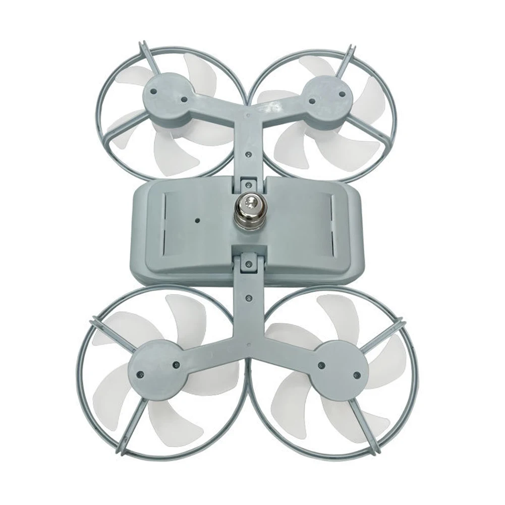 2 In 1 Silent Ceiling Fan Light 3 Gears Electric Cordless Fan Brushless Motor LED Dimming Three Color Light for Home Living Room