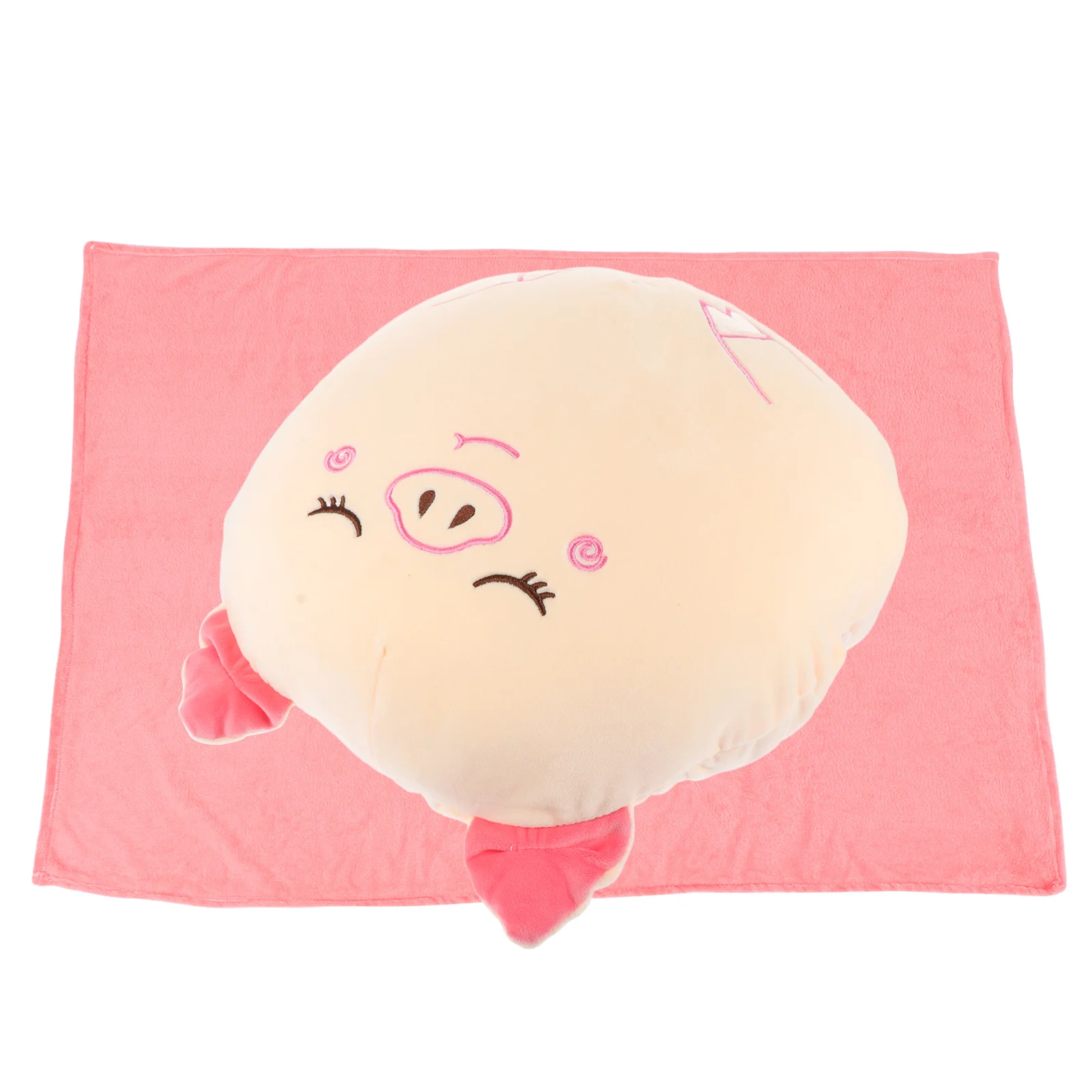 

Cartoon Blanket Comfortable Cotton Pillow Soft Animal Print Travel Office Pillows Lovely Throw Adorable Hand Sleeping Warm Anti