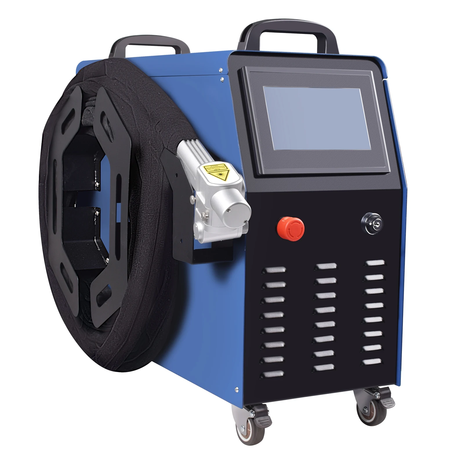 2000W Air-Cooled Laser Cleaning Machine Portable Handheld Rust Paint Oxide Removal Cleaner 110V/220V CE