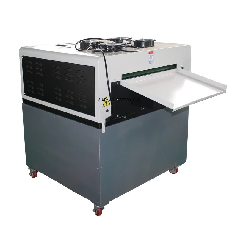 Semi-automatic 18-Inch/480mm Paper Photo UV Liquid Coating Machine Cabinet Type Post-Press Equipment