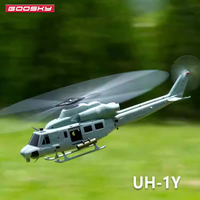 New UH-1Y Venom RC Real Machine GOOSKY E2 Dual Brushless 3D Special Effects Huey Remote Control Helicopter Model Adult Boy Toy