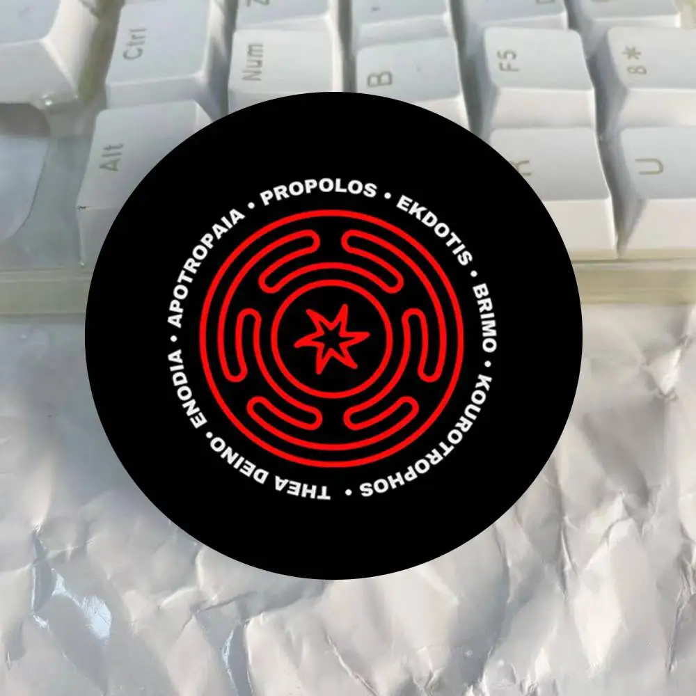 The Wheel Of Hecate Classic Sigil Round Badges Can Be Used To Decorate Clothes And Backpack Pins