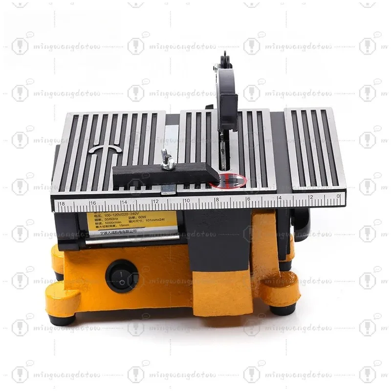 Multifunctional Mini Desktop Table Saw Portable Bench Saw for Wood Metal Glass Ceramic Tile Cutting