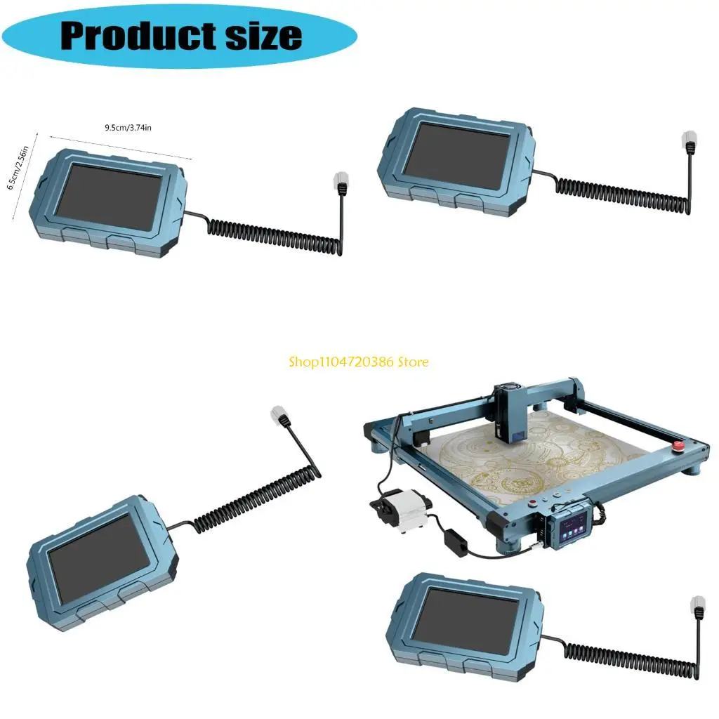 

K0EA Precisions Engraver Screen Touch Panel Effortless Replication Functionality