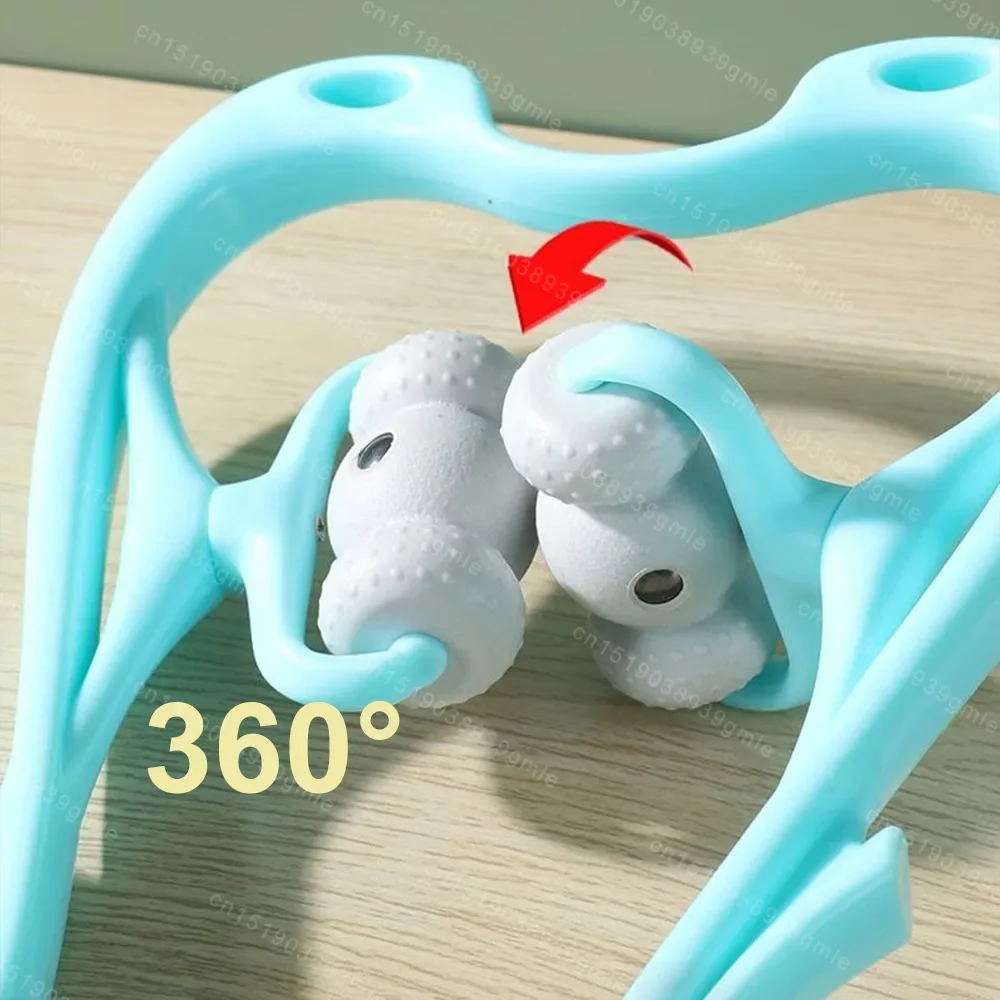 

Массажный ролик для шейного отдела позвоночника, точечная терапия, многофункциональный массажер для облегчения боли в спине, талии, плечах, шеи