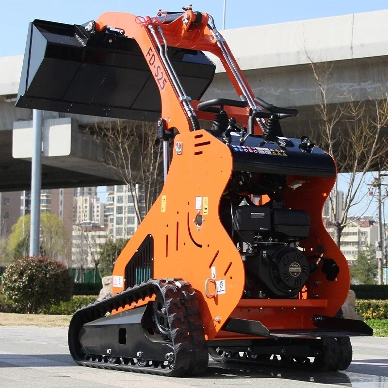 EPA新基準適合 13.5馬力 油圧式ラジエーター搭載 スキッドステアローダー 2025年式 ガソリン 小型クローラーローダー ガーデン用 アメリカ在庫 カスタマイズ販売