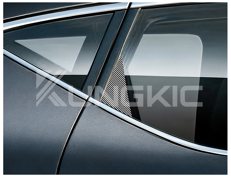 Für Seat Leon MK3 2013 2014 2015 2016 2017 2018 2019 2020 Autofenster Türsäule B C Säule Post Trim glänzend schwarz PC Aufkleber – Detail 10