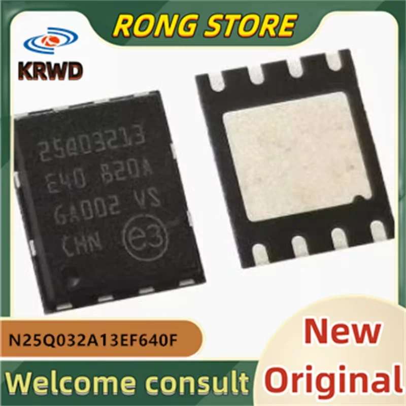 

5 шт. 25Q032A13 новый и оригинальный чип IC N25Q032A13EF640F 032A13EF640 25Q032 QFN NOR IC флэш-памяти